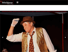 Tablet Screenshot of maldoror-theatre.com